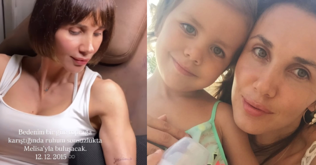 Yasemin Hadivent, kaybettiği yeninin adını koluna kazıttı