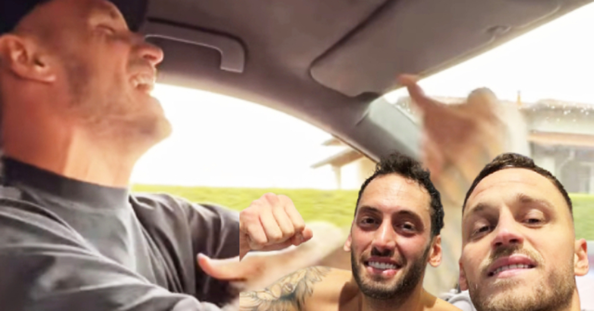 Hakan Çalhanoğlu ve Marko Arnautovic’e Sıla’nın ‘Kafa’ şarkısıyla coştu